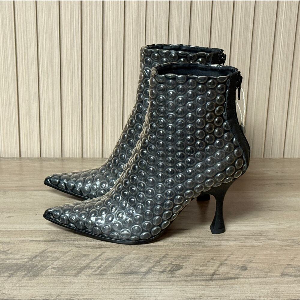 MM6 Maison Margiela Bubble Wrap Heeled Ankle Boots White EU 35 / US 5 - Picture 13 of 14